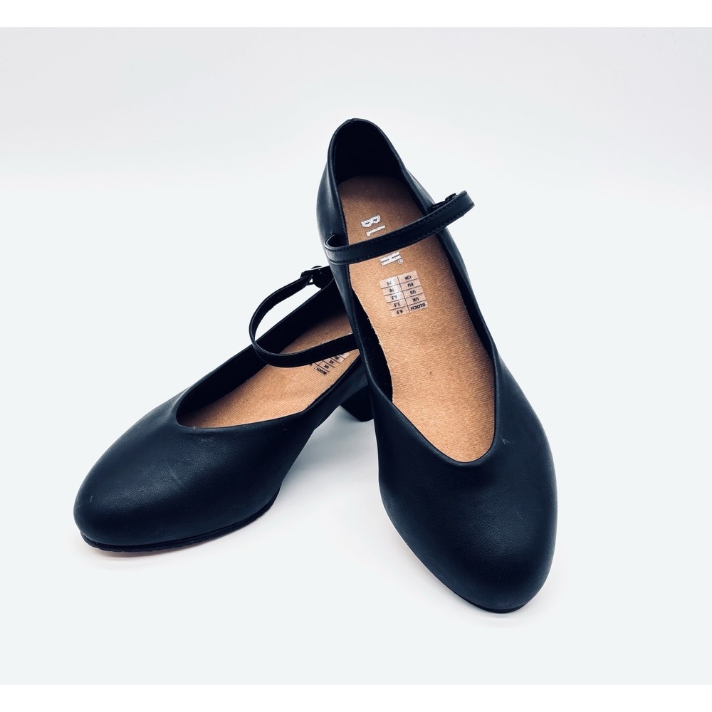 Bloch Broadway Lo Character Dance Shoes Black Heels Womens Size 6.5 S0385L